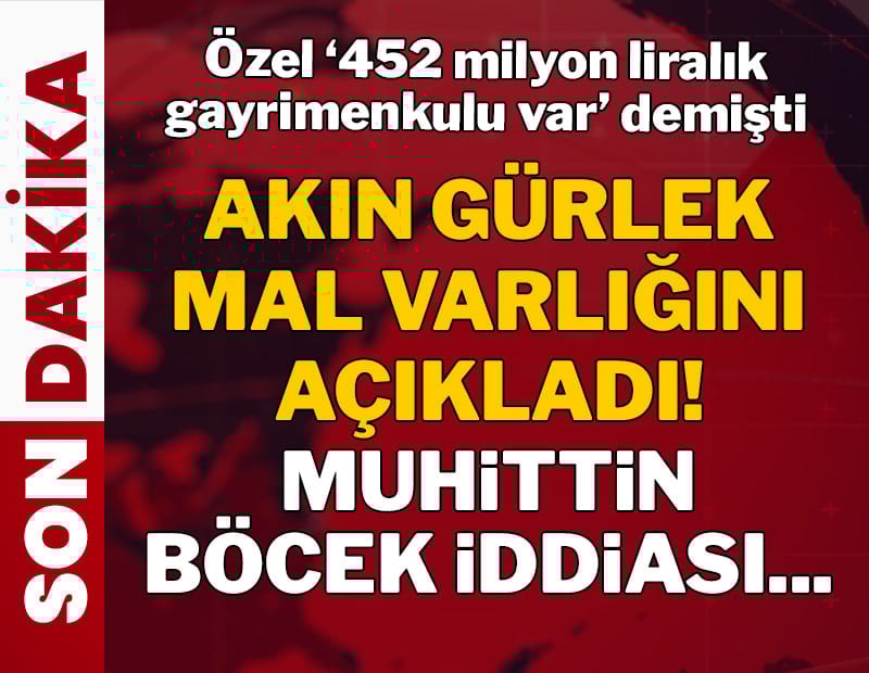 SON DAKİKA | Akın Gürlek'ten Özgür Özel'e yeni 'tapu' yanıtı