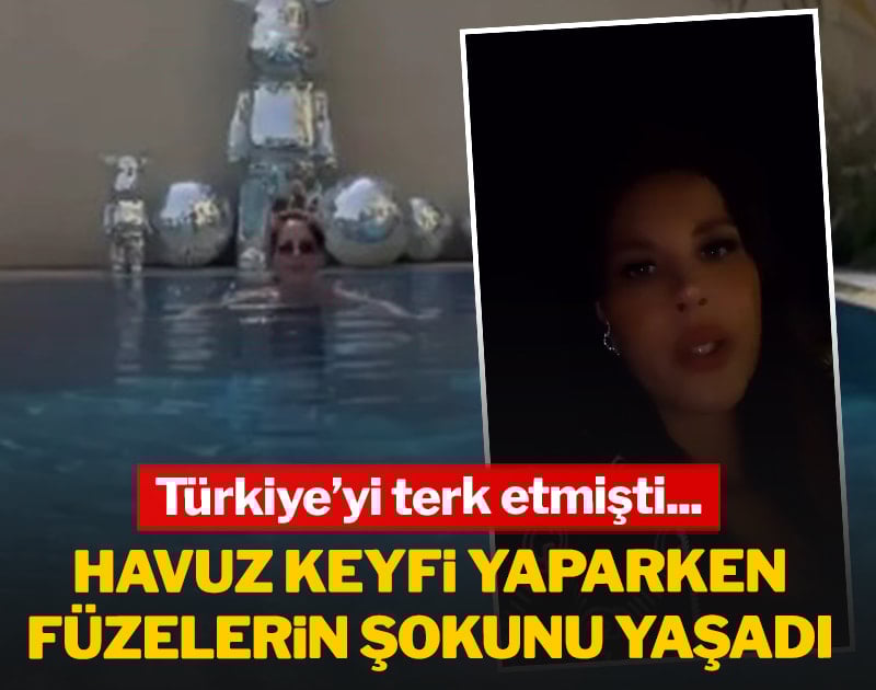 Türkiye'yi terk eden ünlü isim roketlerin ortasında kaldı: 'Yaşadıklarımı anlatamam'