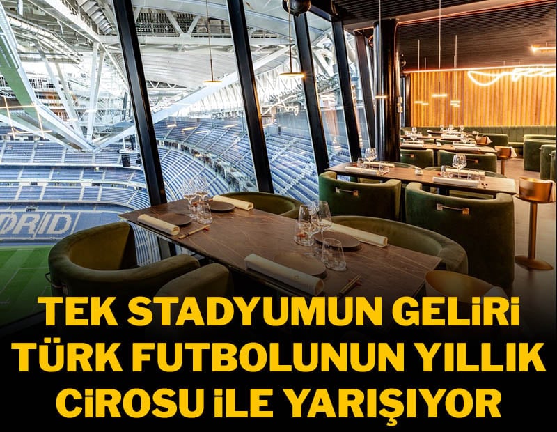 Tek bir stadyum, Türk futbolunun cirosu ile yarışıyor!