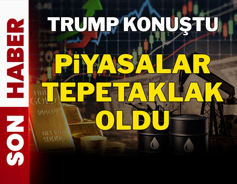 Trump konuştu! Piyasalar altüst oldu petrol düştü, altın yükseldi