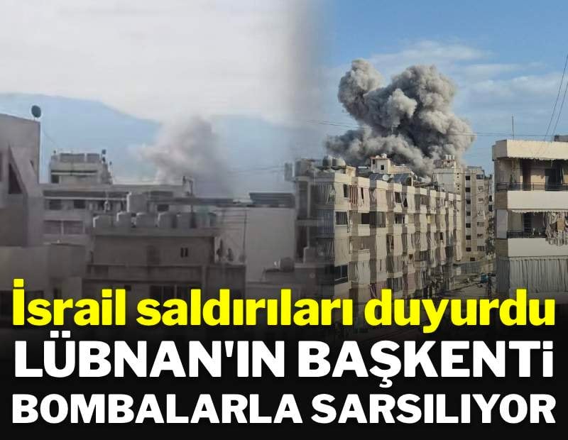 Lübnan'ın başkenti patlamalarla sarsılıyor