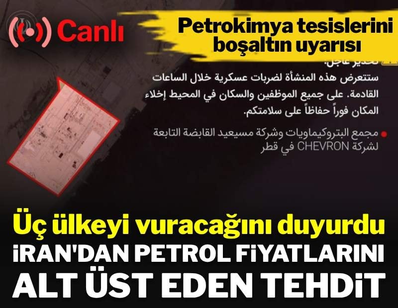 İsrail saldırısı tüm frenleri kaldırdı: İran'dan Petrokimya tesislerine saldırı tehdidi | Savaş'ta 19'uncu gün...