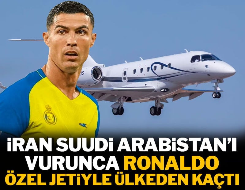 İran Suudi Arabistan'ı vurunca Ronaldo ülkeden kaçtı