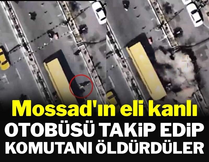 İsrail İranlı komutanı takip etti, otobüsten indiği gibi öldürdü