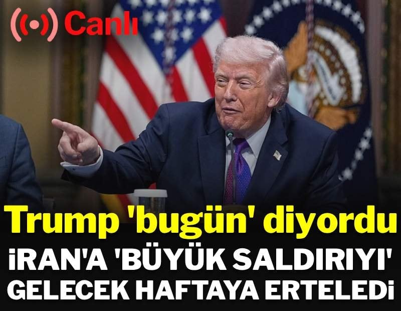 Trump'tan İran'a yeni tehdit: 'Gelecek hafta çok sert vuracağız'