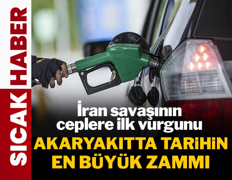 Akaryakıta tarihin en büyük zammı netleşti