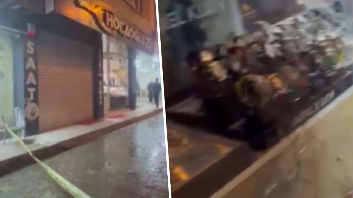 Motosikletle gelip iş yerini kurşun yağmuruna tuttular