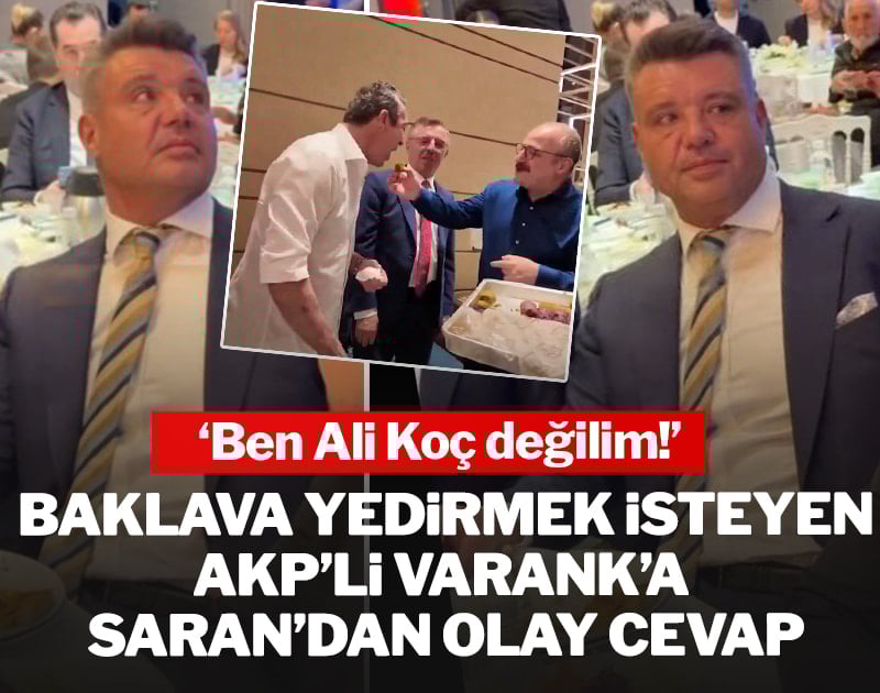 Sadettin Saran'dan AKP'li Varank'a olay cevap: 'Ben Ali Koç değilim!'