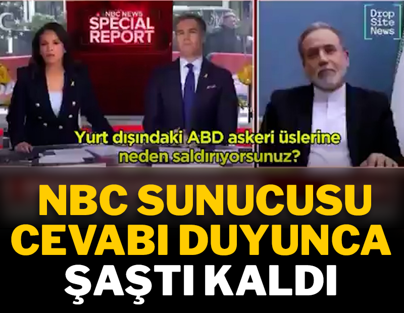NBC sunucusu İranlı Bakandan aldığı cevapla şaştı kaldı