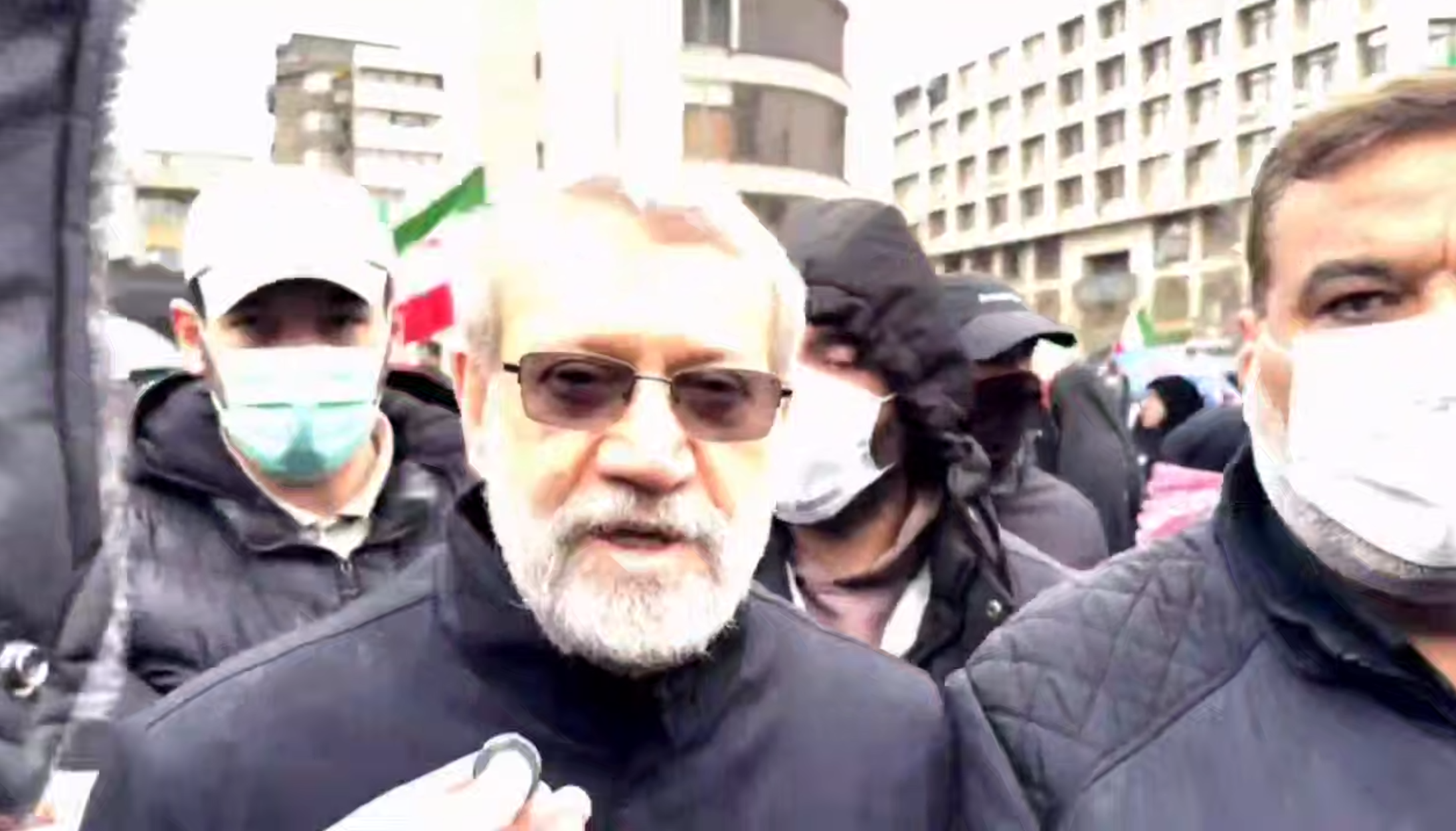 Laricani en son mitingde görülmüştü