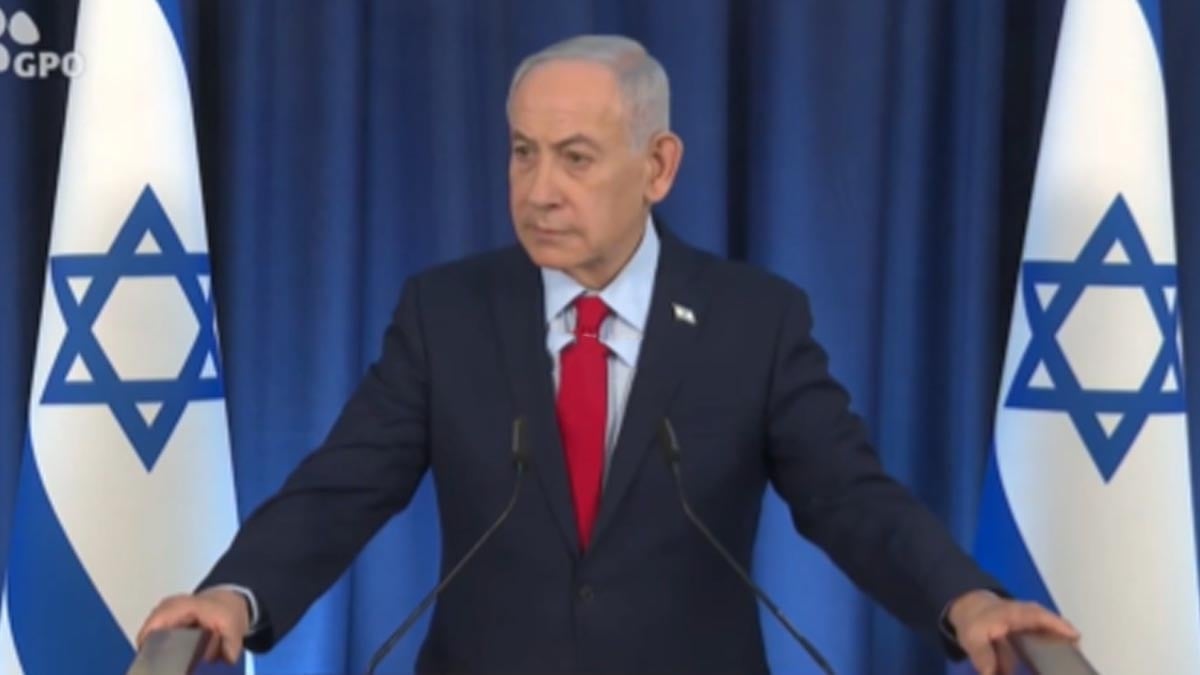 Öldürüldüğü iddia edilmişti: Netanyahu canlı yayınlanan basın toplantısına katıldı