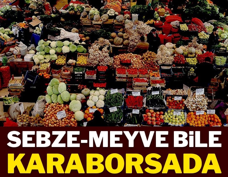 Sebze halde karaborsaya düştü
