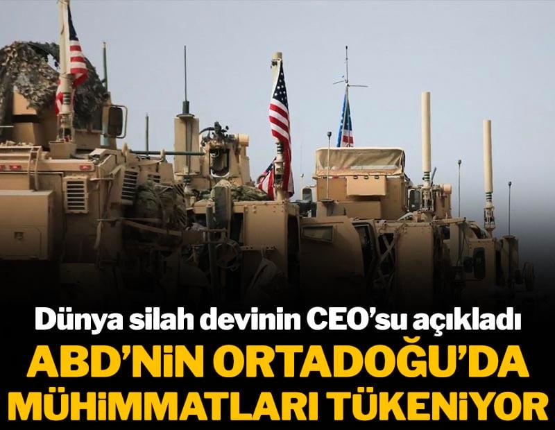 Dünyanın silah devi uyardı: ABD'nin mühimmatları tükeniyor