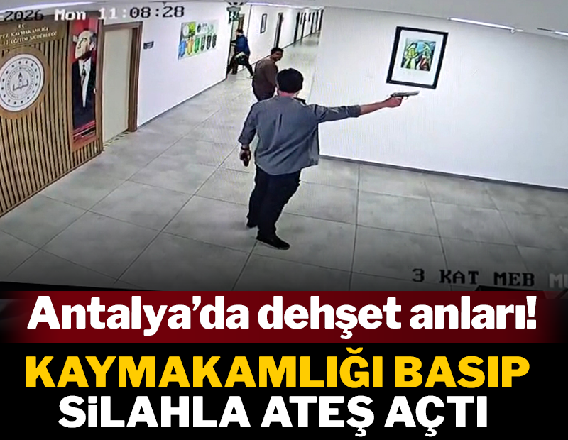 Antalya'da kaymakamlıkta silah sesleri! Bina boşaltıldı