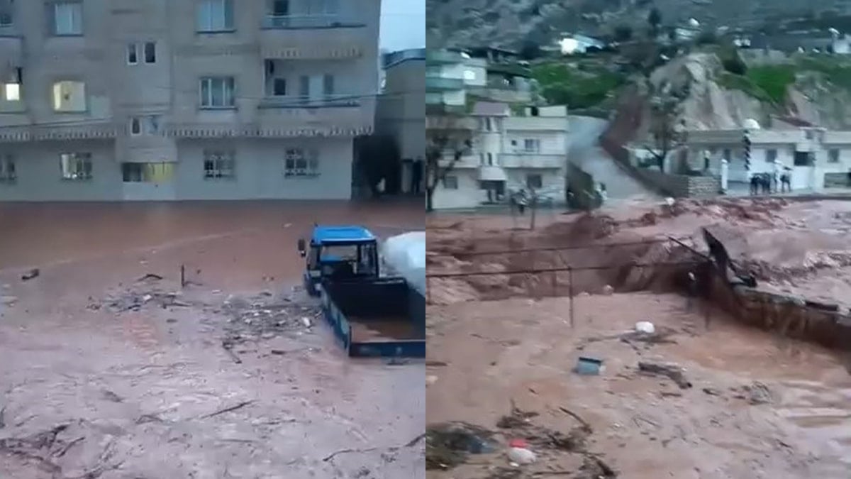 Sağanak kenti bu hale getirdi