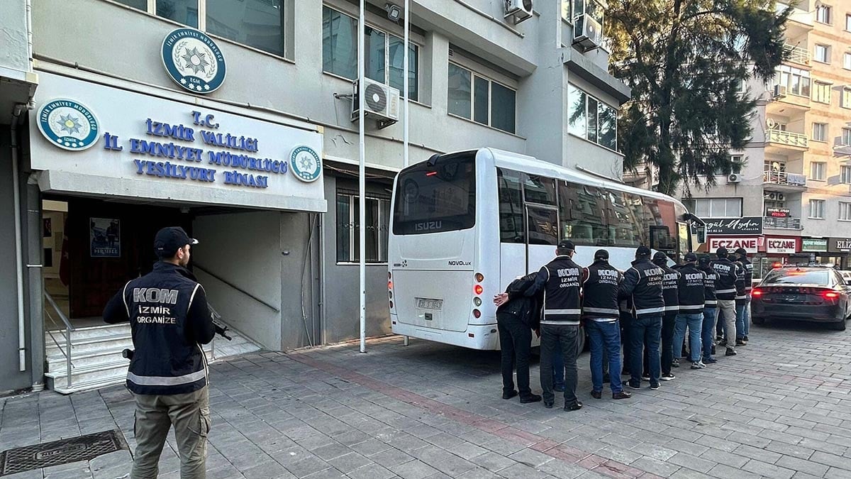 İzmir’de “Genç Osman Çetesi” operasyonu: 7 kişi tutuklandı