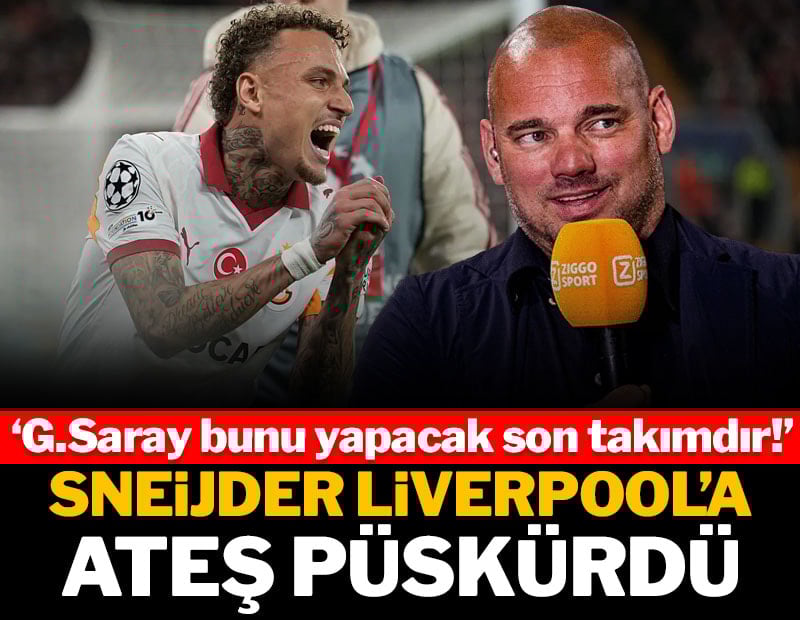 Sneijder G.Saray'ın rakibine ateş püskürdü: 'Önce hesap verin'