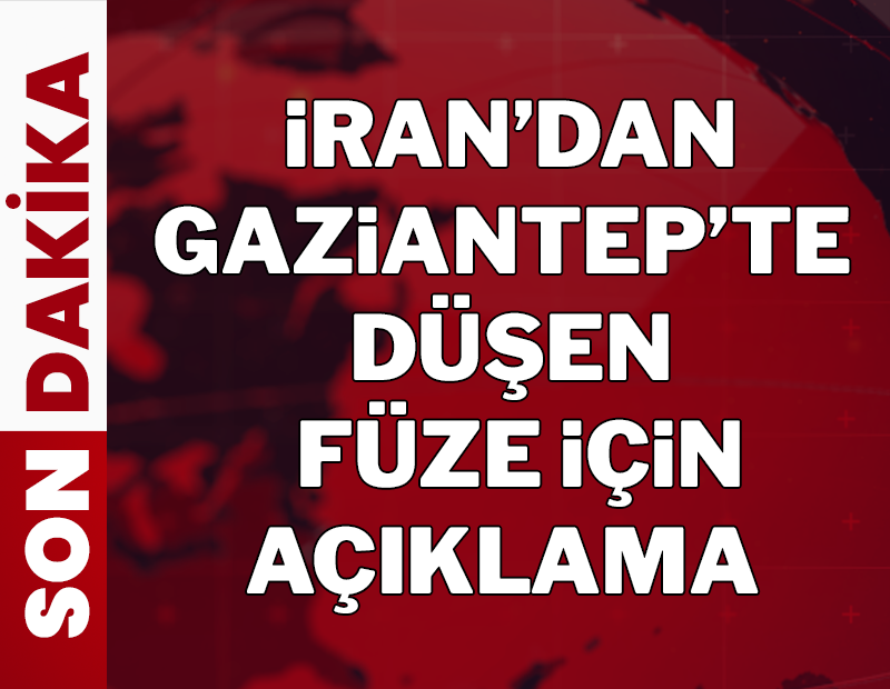 Son dakika... İran'dan düşen füze açıklaması