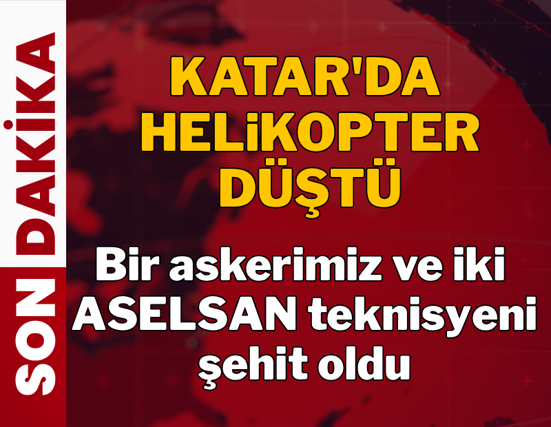 SON DAKİKA | MSB: Helikopter düştü 3 şehidimiz var