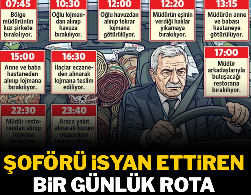 Makam aracı değil aile servisi