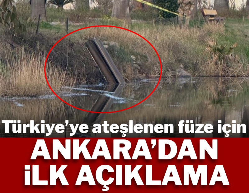 İran'dan ateşlenen füze Hatay'da imha edildi