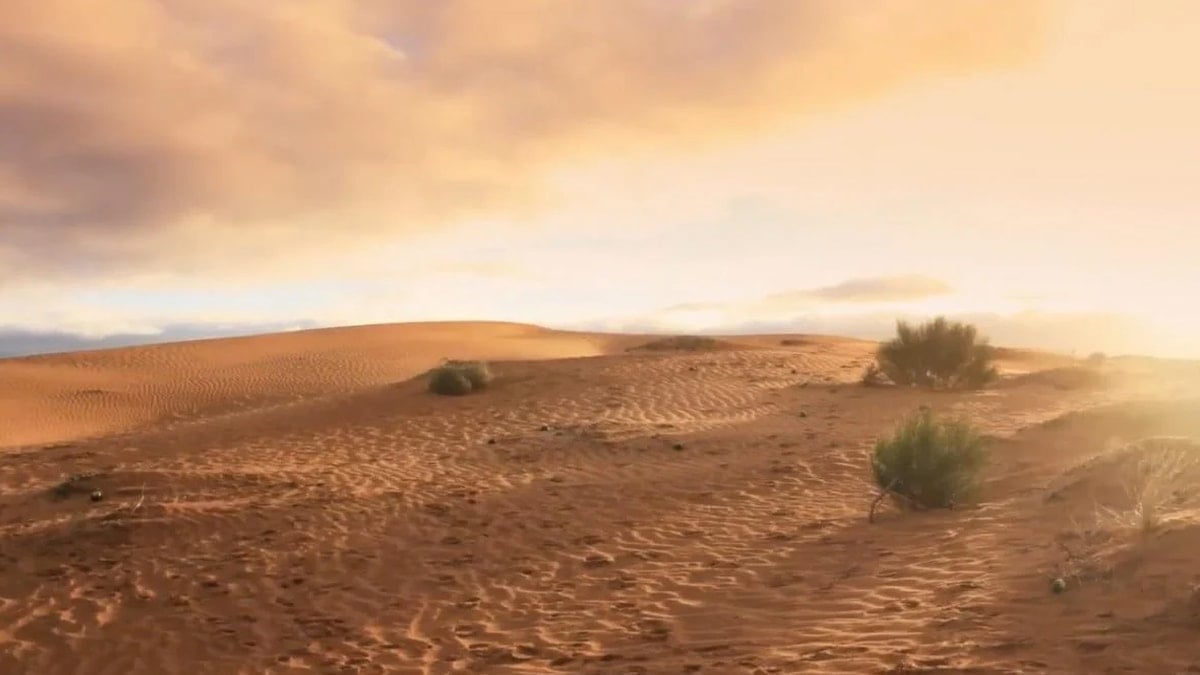 Çölün tam ortasında su bulundu