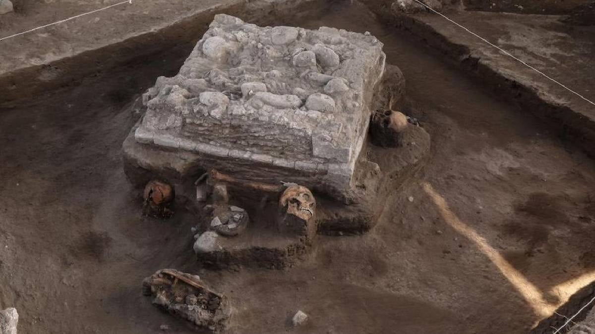 Bin yıllık sunak bulundu: İnsan kurban etmişler