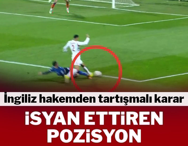 Michael Oliver'dan tartışmalı karar!