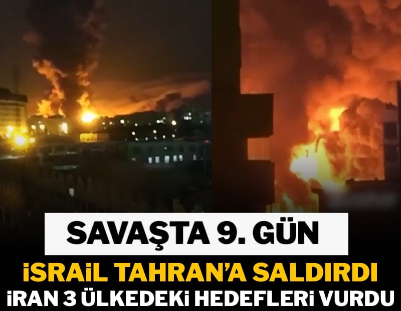 İsrail, petrol rafinelerini hedef aldı, İran'dan karşı saldırı geldi... Savaş'ta 9'uncu gün