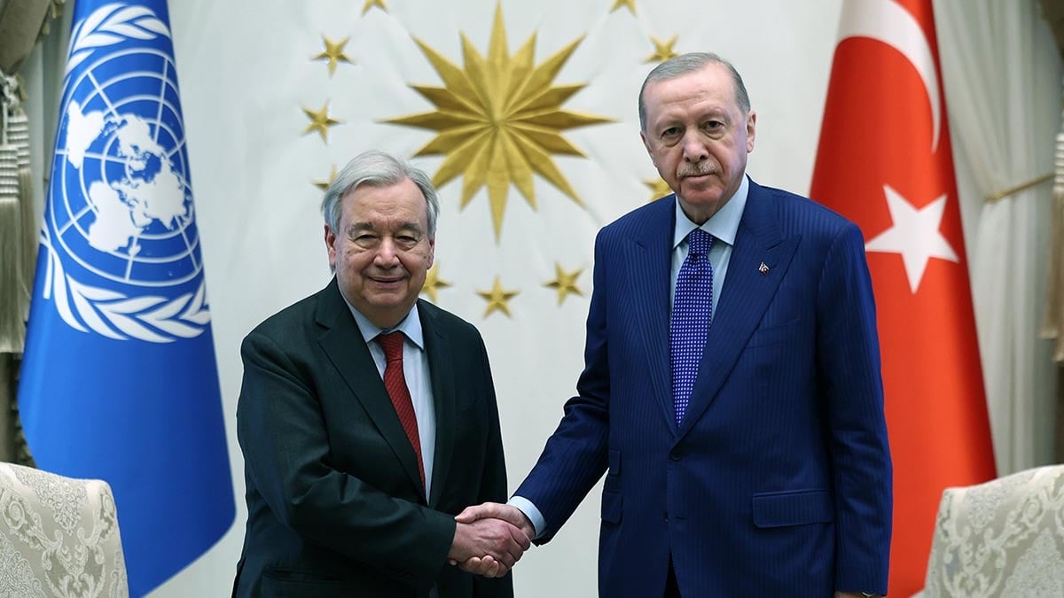 Cumhurbaşkanı Erdoğan, BM Genel Sekreteri Guterres'i kabul etti