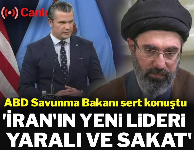 ABD Savunma Bakanı: 'İran'ın yeni lideri yaralı ve sakat'