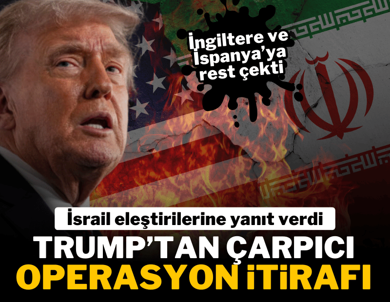 Donald Trump'tan çarpıcı itiraf