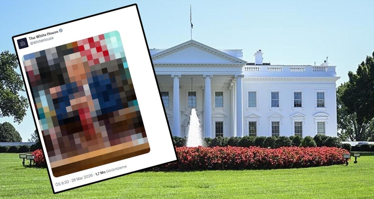 Beyaz Saray Trump'ın fotoğrafını sansürleyerek paylaştı