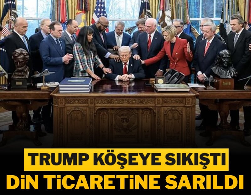 Trump’a dokunup dua ettiler