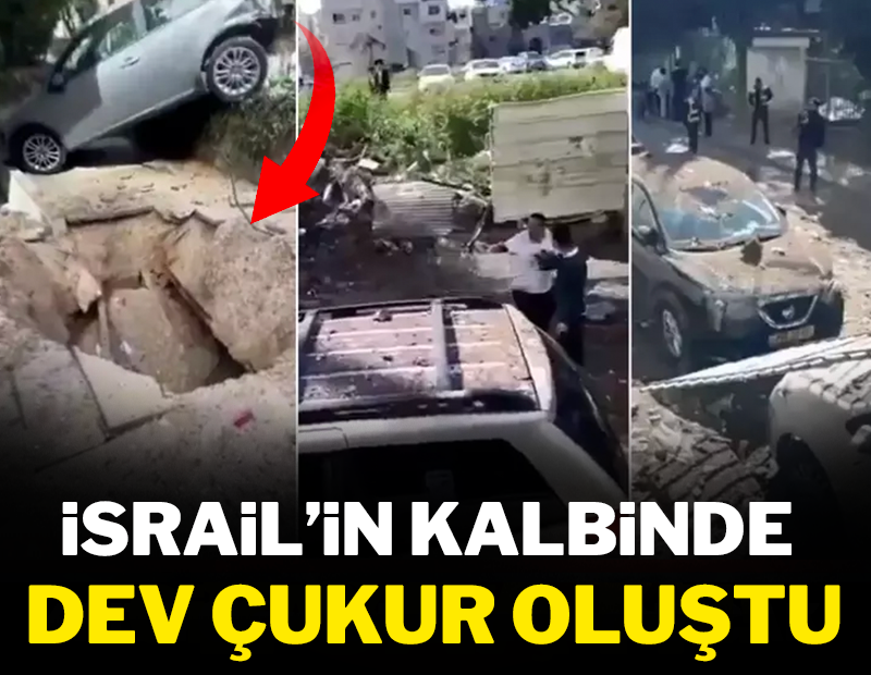 İsrail'in kalbinde dev çukur oluştu |  ORTADOĞU 9 GÜNDÜR ALEV ALEV
