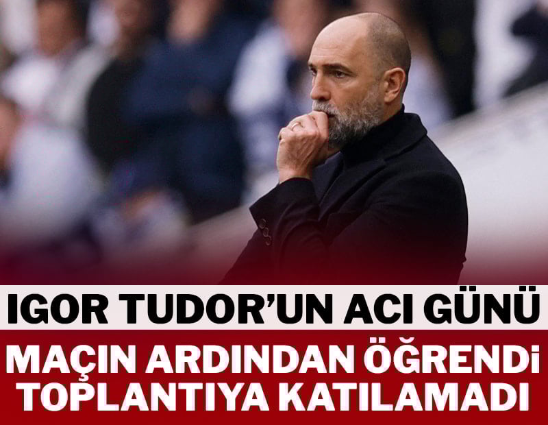 Tudor'un baba acısı! Maçtan hemen sonra öğrendi