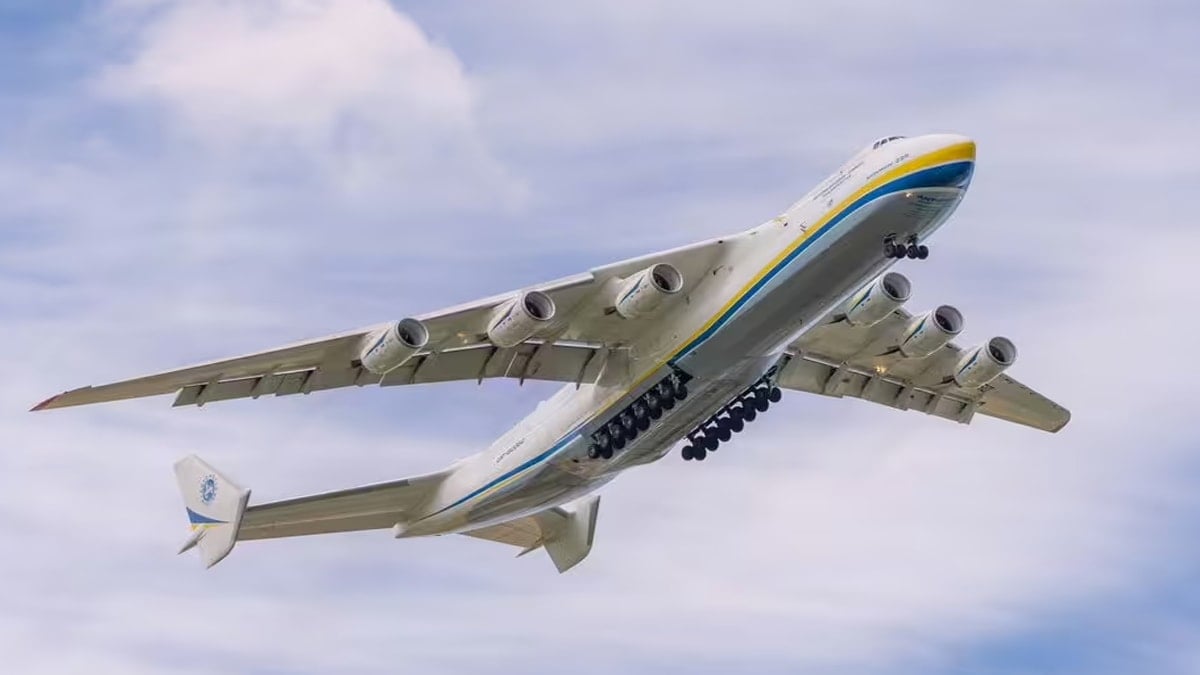 Dünyanın en büyük uçağı 52 fili taşıyabiliyor