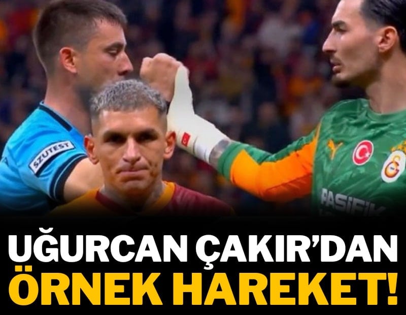 Uğurcan Çakır'dan örnek hareket!