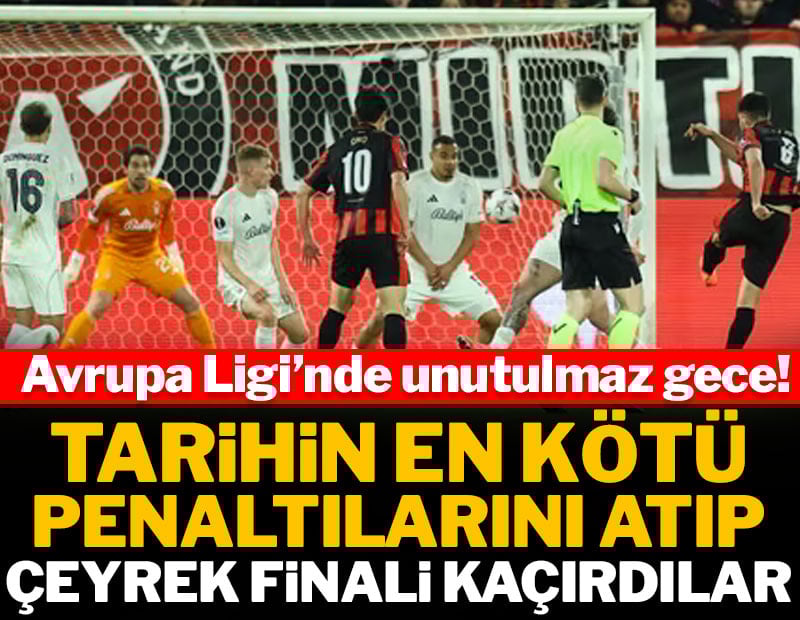 Tarihin en kötü penaltılarını atıp çeyrek finali kaçırdılar