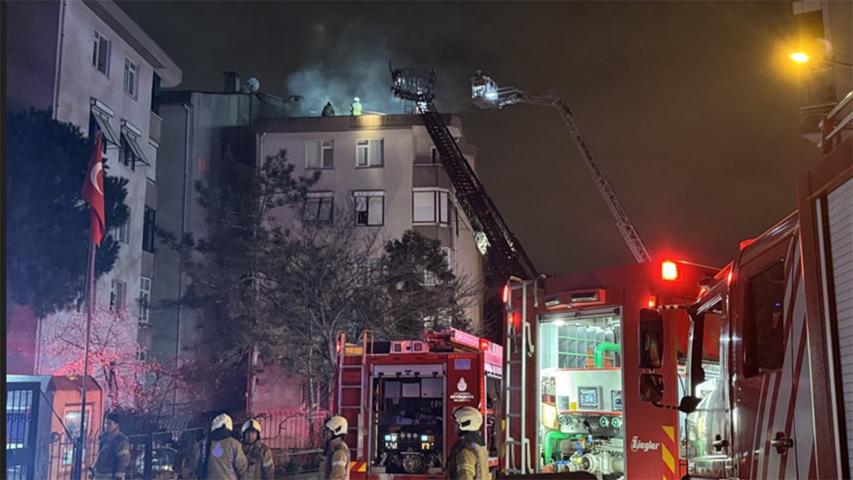 Üsküdar'da korkutan yangın! Ekipler seferber oldu