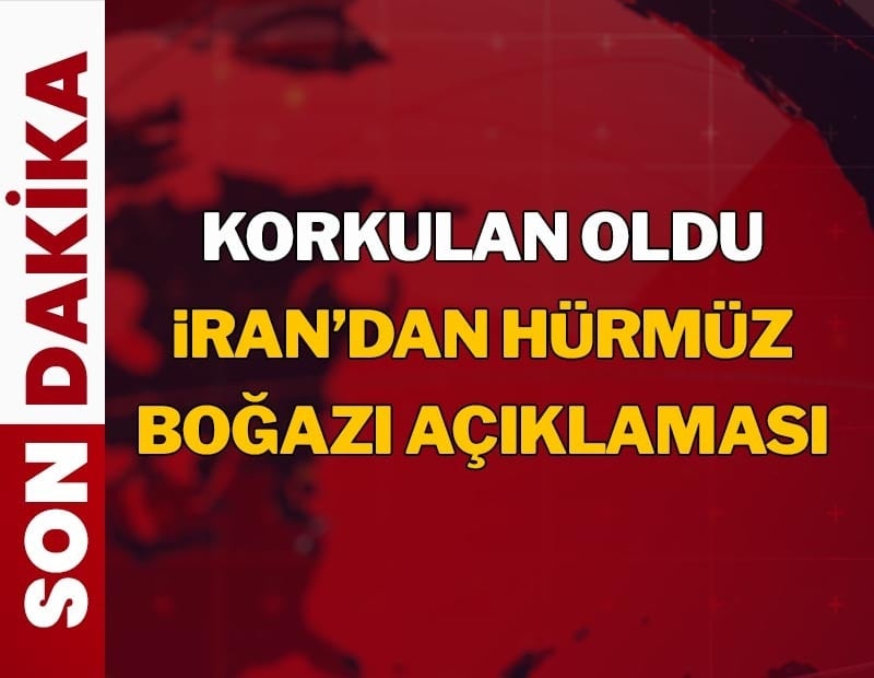 İran Hürmüz Boğazını kapattı!