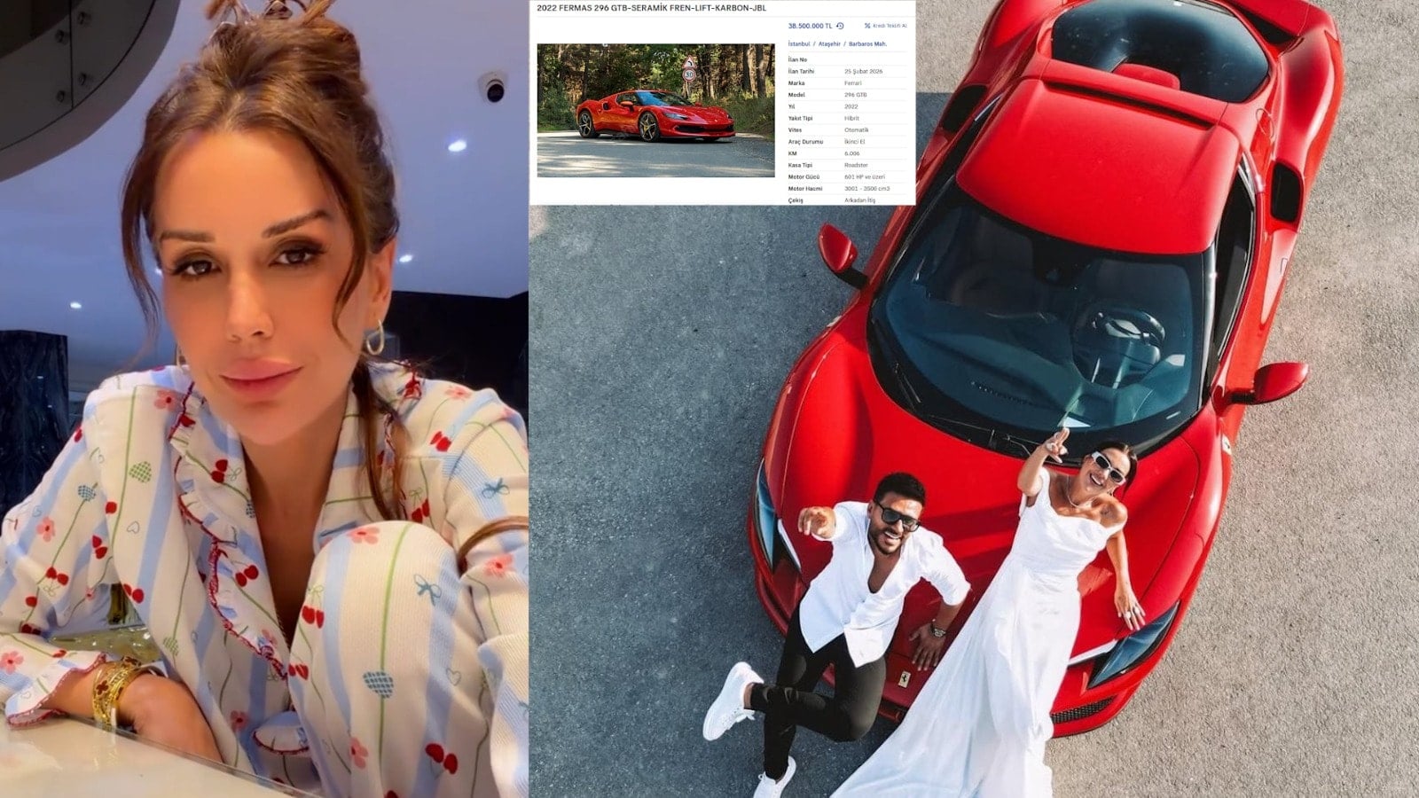 Meşhur Ferrari satışta mı? Dilan Polat'tan şaşırtan açıklama!