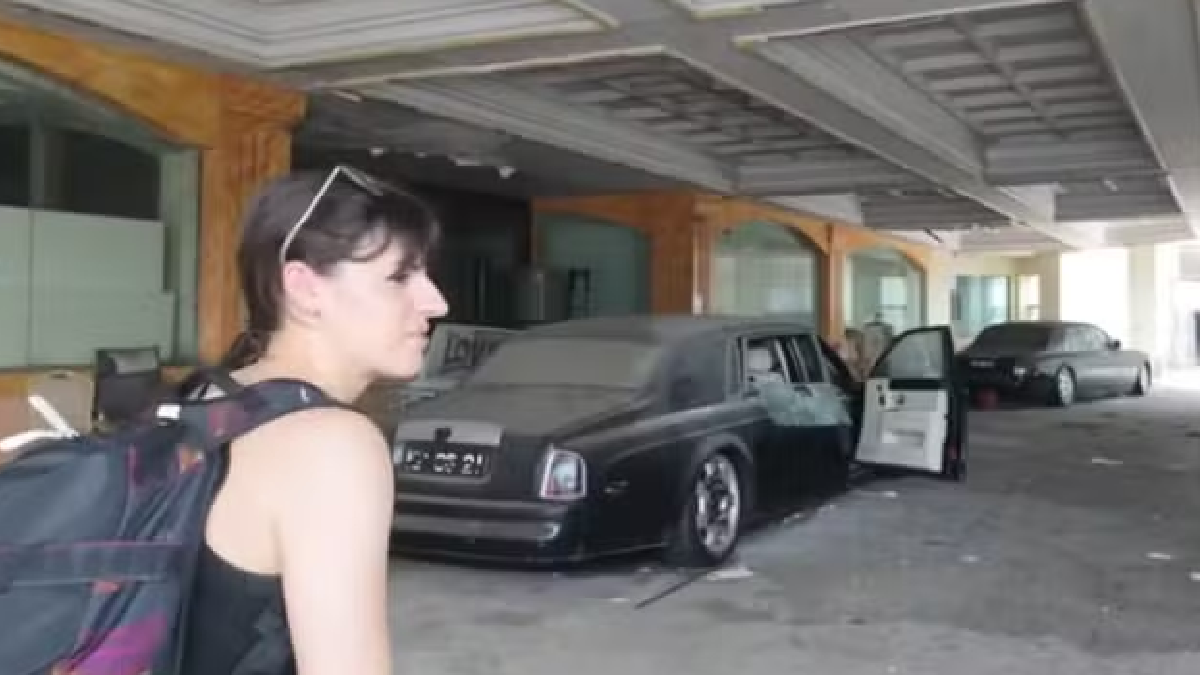 Terk edilmiş lüks otelin garajından servet çıktı