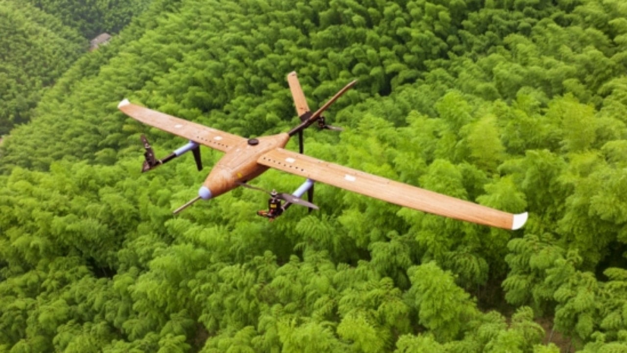 Bambu lifinden İHA ürettiler! Saatte 100 kilometre hıza ulaştı