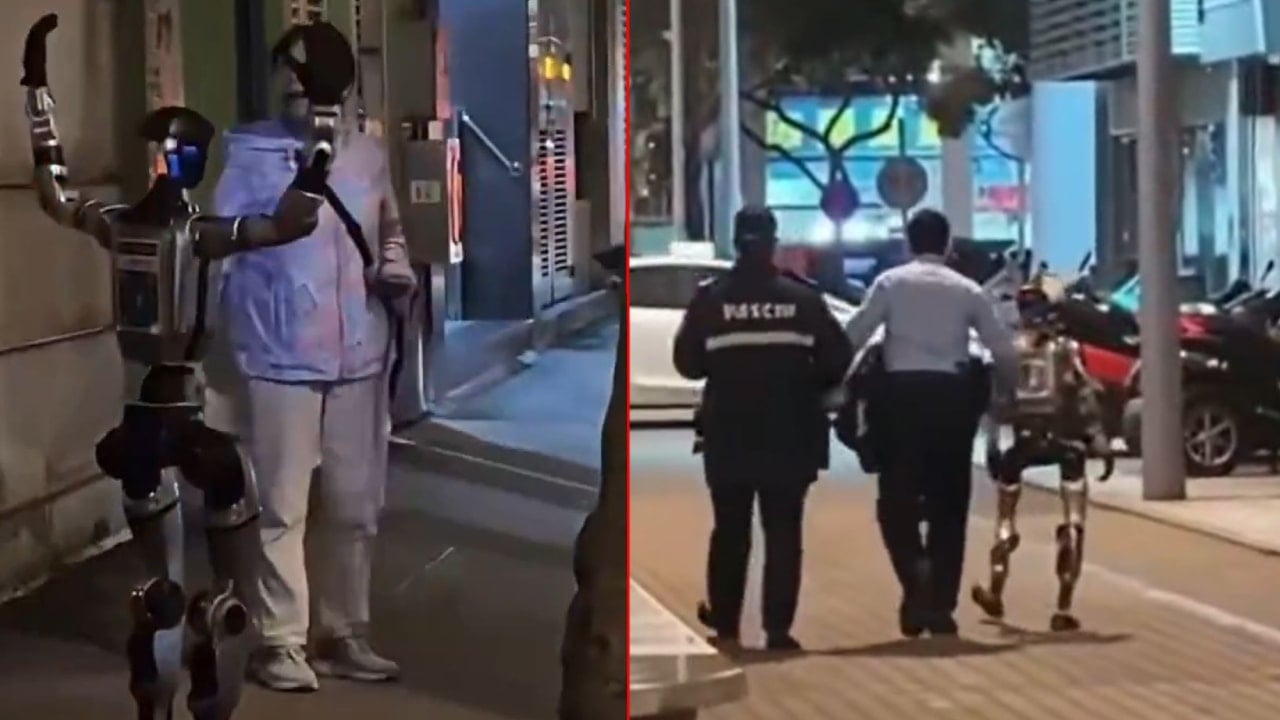 Dünya tarihinde bir ilk! Çin'de yaşlı kadını korkutan robot gözaltına alındı