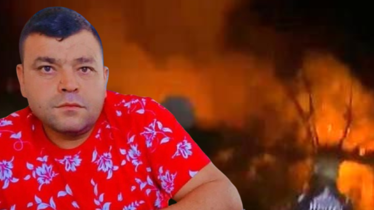 Eşini ve çocuklarını alevlerin arasından kurtardı, kahraman baba ailesi için can verdi