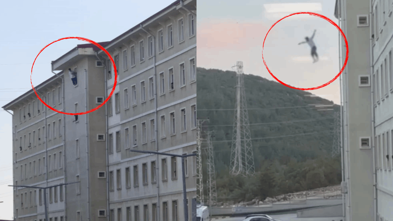 KYK yurdunda dehşet: Öğrenci 4. kattan atladı!