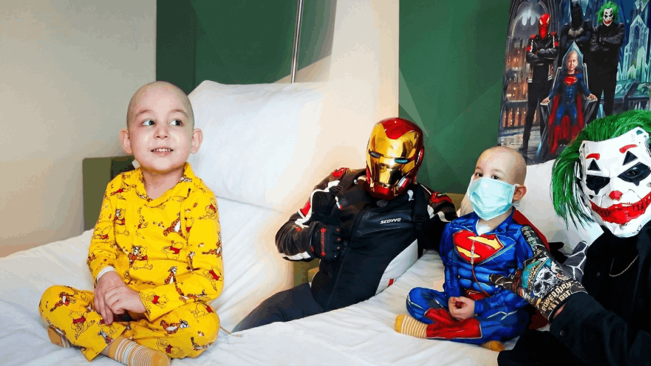 Lösemi hastası Zeyd’in süper kahraman hayali gerçek oldu