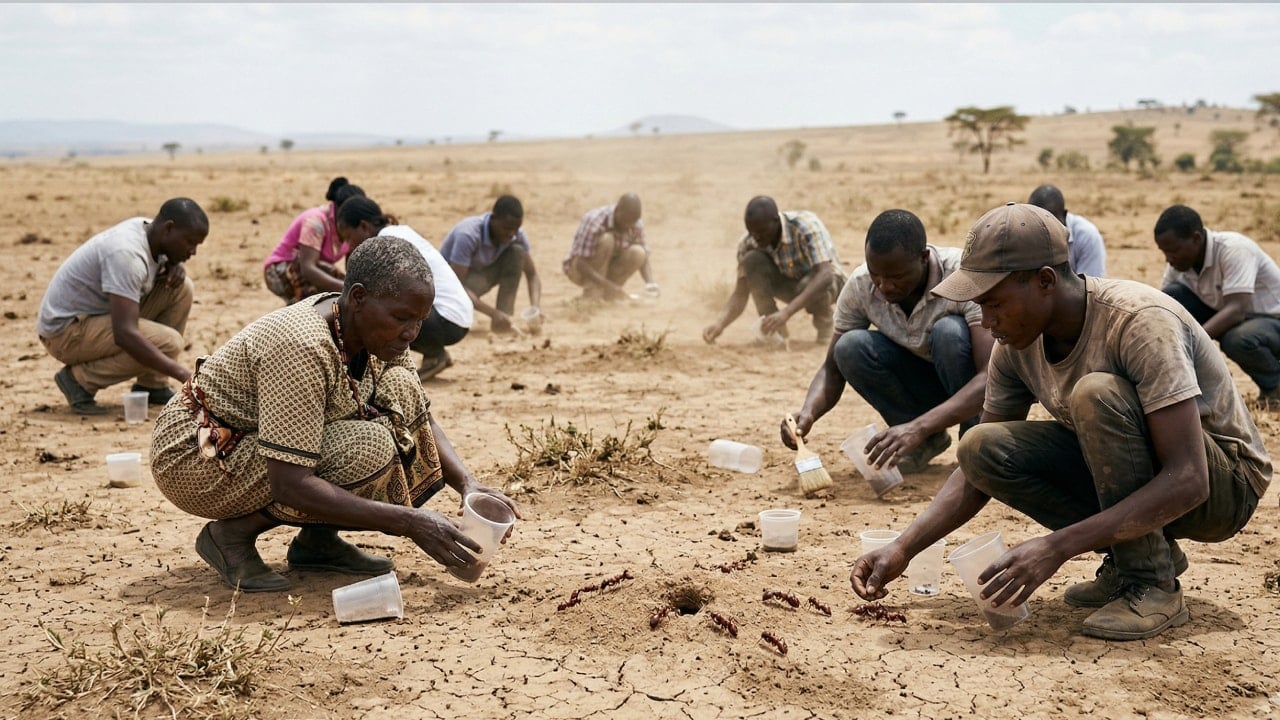 Karınca başına 10 bin TL veriyorlar! Herkes elinde bardakla yakalamaya çalışıyor