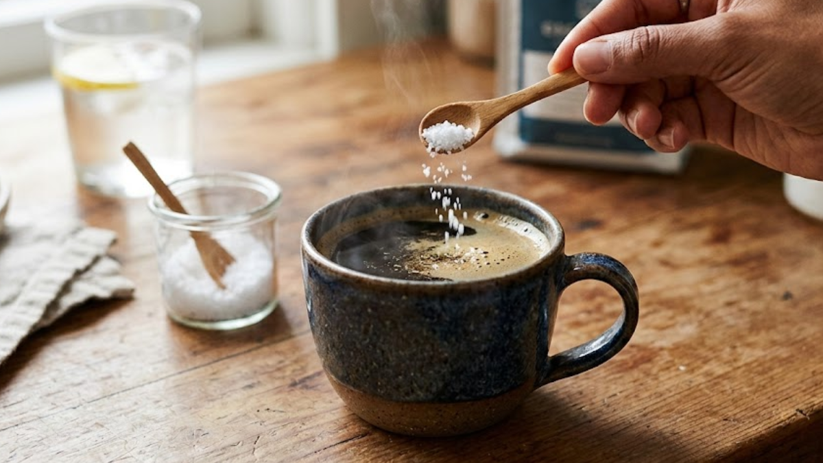 Bakın kahvenin içine bir tutam tuz atmak neden önemliymiş
